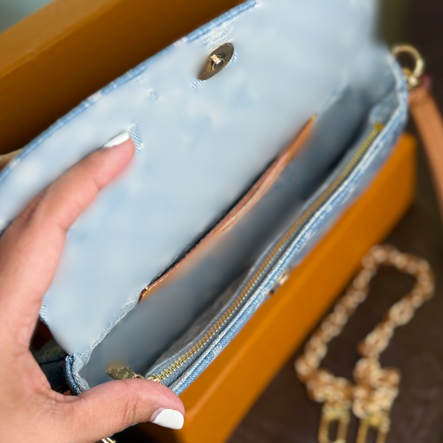 Small Cute Blue Bag