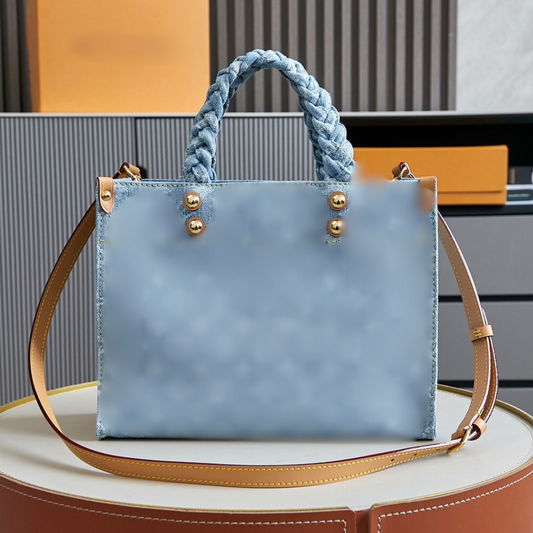 Blue Tote Bag
